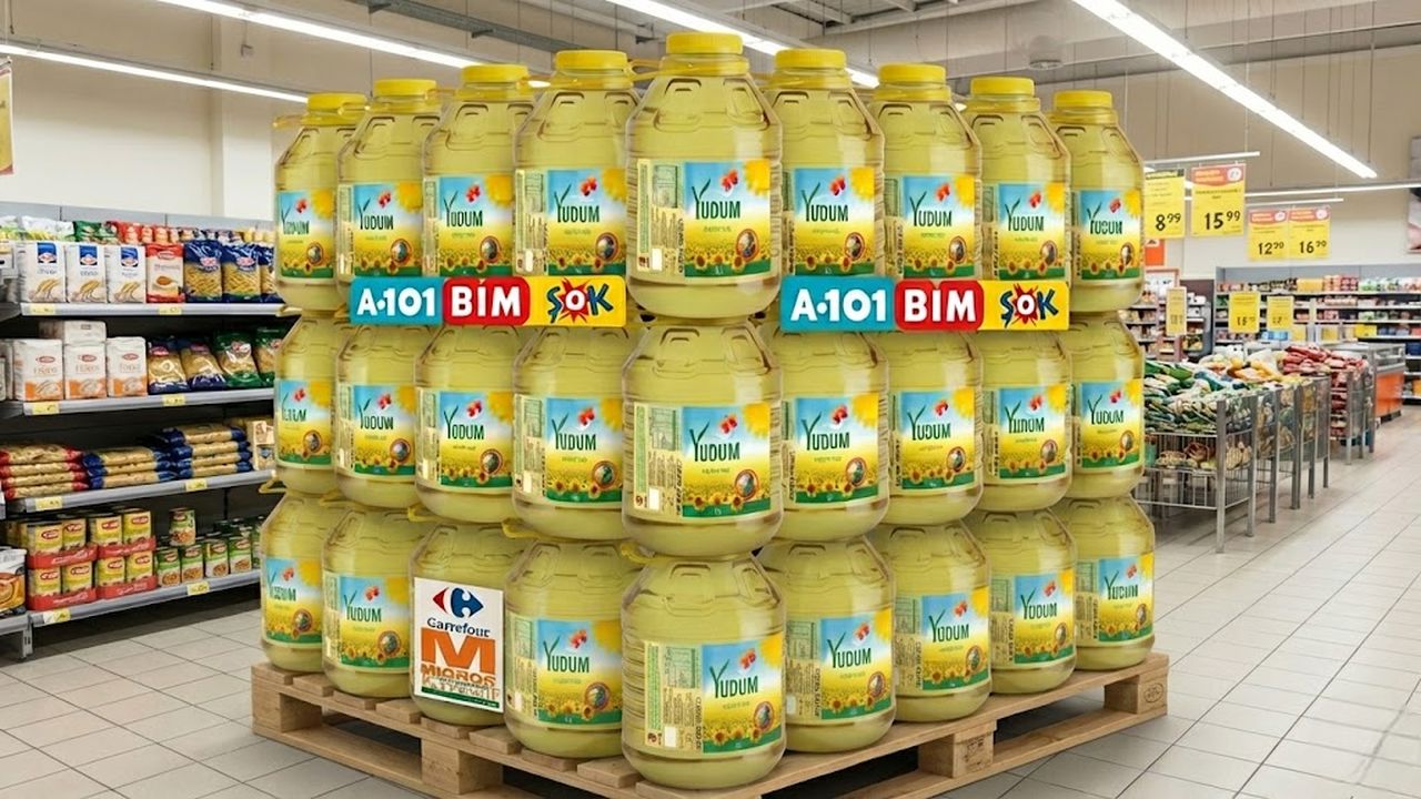 Yudum 5 Litre Ayçiçek Yağında Büyük İndirim! 290 TL’nin Altına Düştü